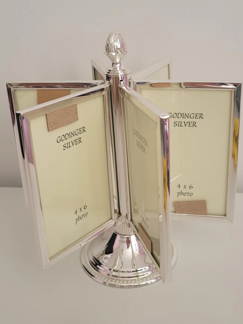 ISO- Godinger Silver Carousel Revolving Photo Frame